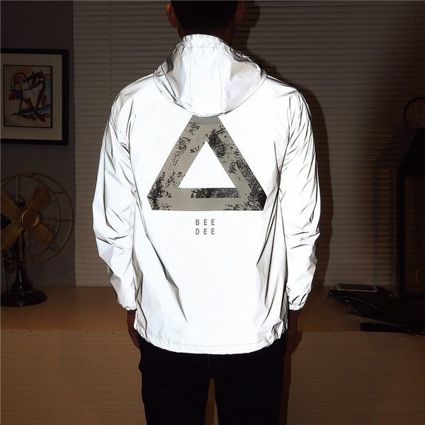 Reflective windbreaker Jacket