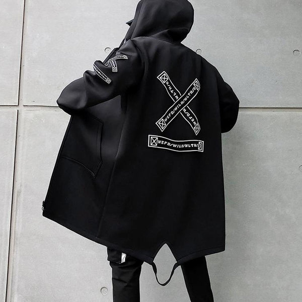 Long jacket windbreaker