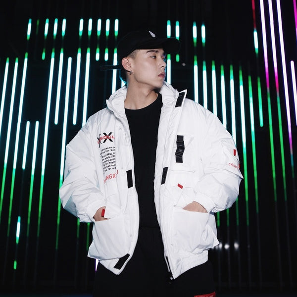 Streetwear windbreaker coat parka