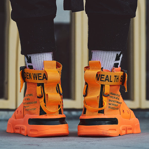 Anti social orange shoe style